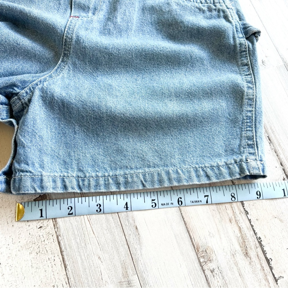 Vintage Y2K Hard Rock Cafe Save The Planet Denim Shortalls Kids Boys Sz 6 (read) - Picture 13 of 14